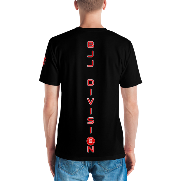 BJJ DIVISION Black Belt on Black GI Men's t-shirt