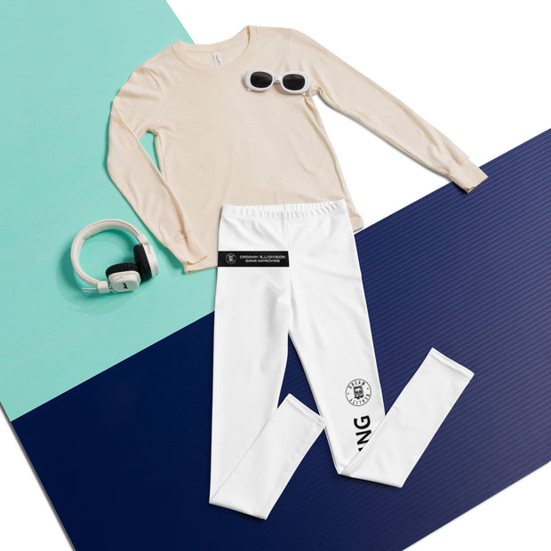 Black Label Youth UNISEX leggings White