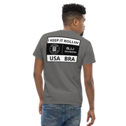 BJJ Division  Olympic Style Grey Men's classic tee