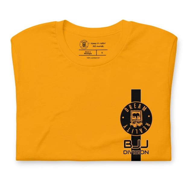 BJJ Division Crazy Orange Badge Gals  t-shirt