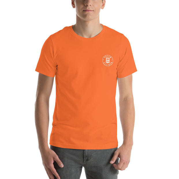 BAD-ge Orange Mens t-shirt