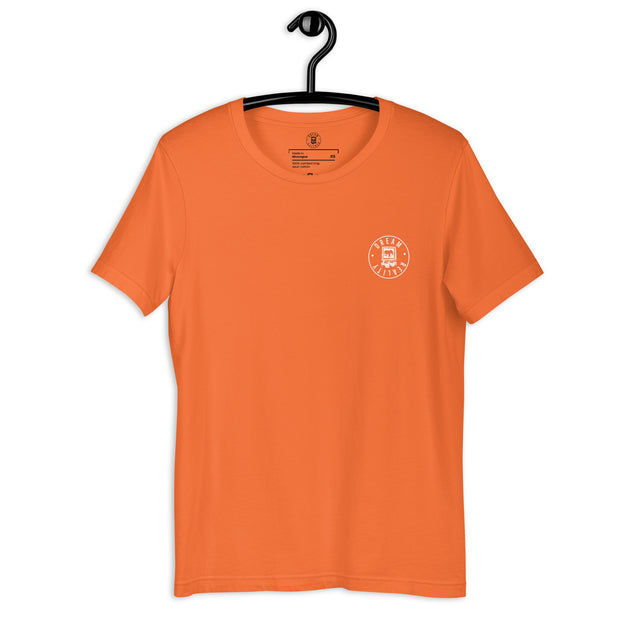 BAD-ge Orange Mens t-shirt