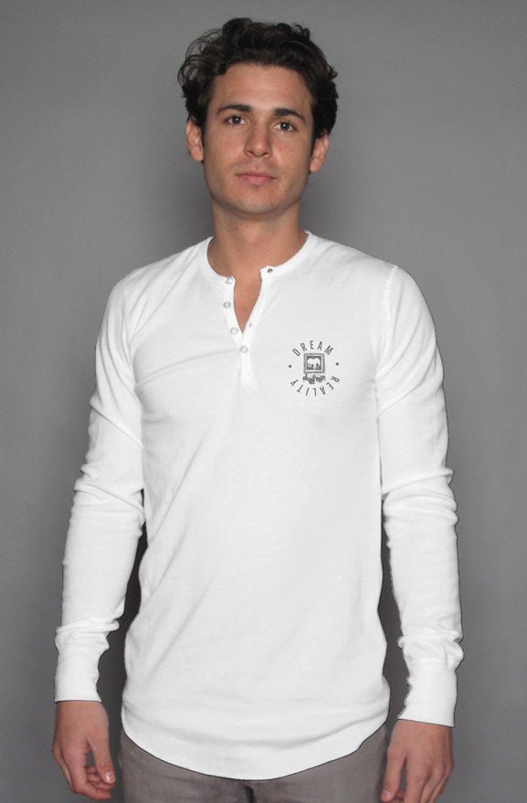 Da Badge Mens long sleeve henley