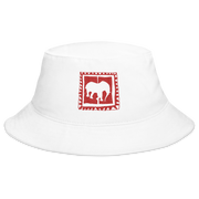 Simple Logo White Bucket Hat