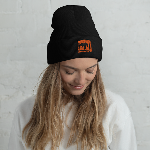 Orange Dream Cuffed Beanie