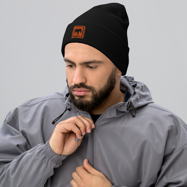 Orange Dream Cuffed Beanie