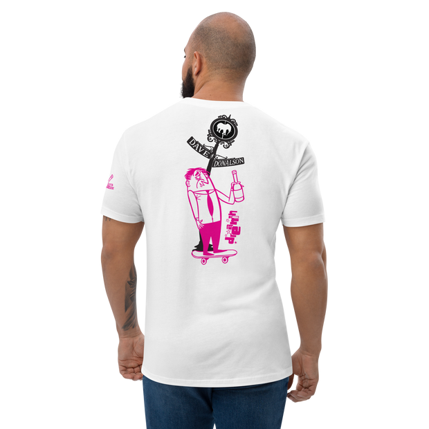 Dave Donalson PRO MODEL - Da Bottle  White  Mens Short Sleeve T-shirt