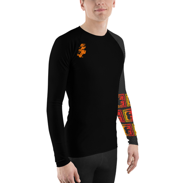 Carbon FIber Mens Rash Guard