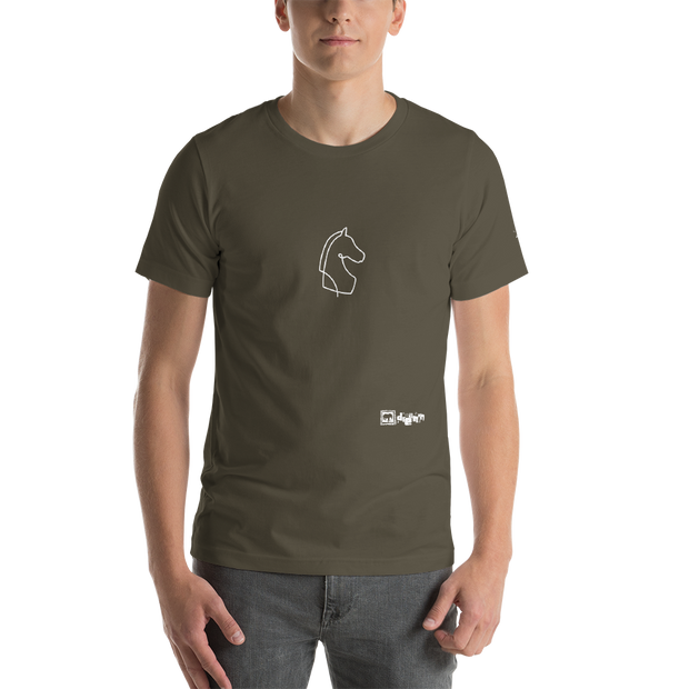 One L1ne Art " Horse" Mens T-Shirt