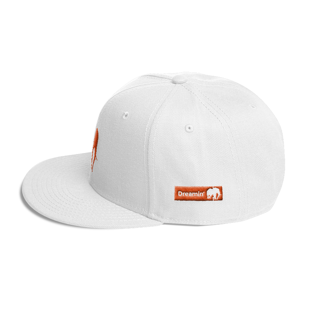 Nathan's preferred 3D puff - White Snapback
