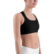 Golden Logo Gals Sports bra