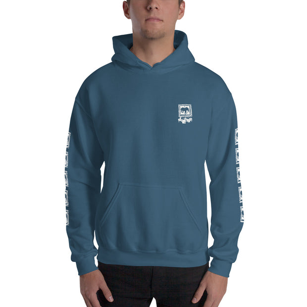New Era on Blue Hooded Sweatshirt