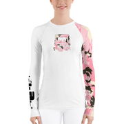 Pink Camo Logo Gals  Rash Guard