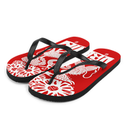 Red Demon Fight Flip-Flops