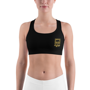 Golden Logo Gals Sports bra
