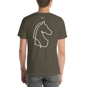 One L1ne Art " Horse" Mens T-Shirt