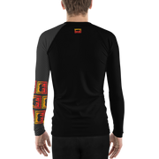 Carbon FIber Mens Rash Guard