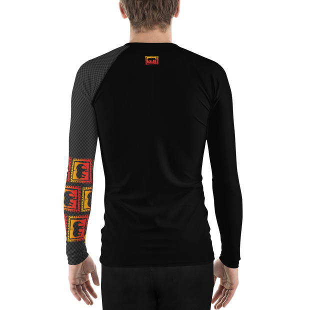 Carbon FIber Mens Rash Guard