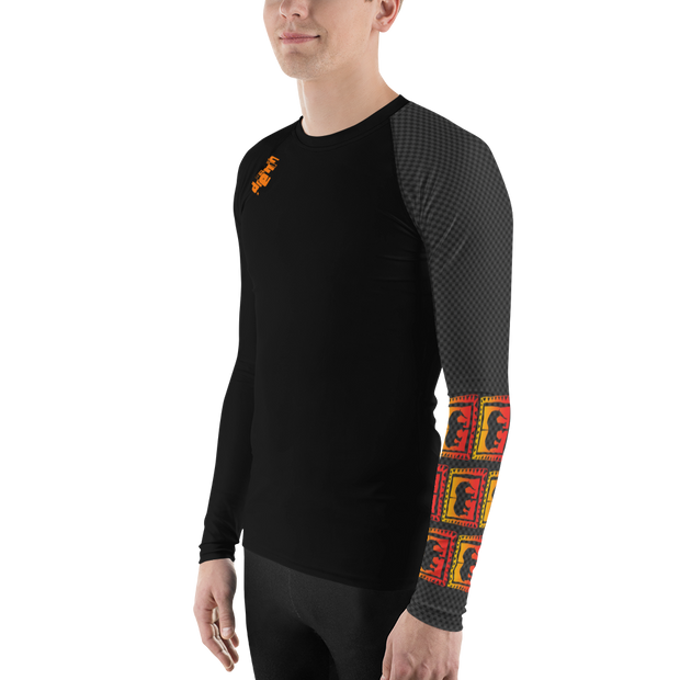 Carbon FIber Mens Rash Guard