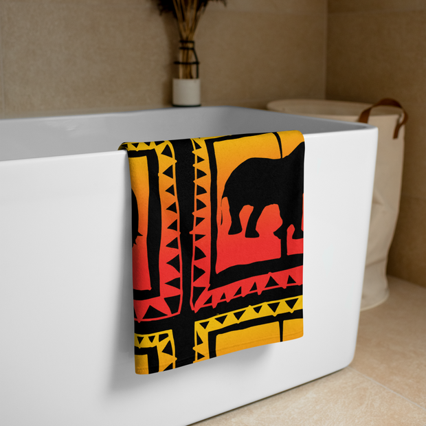 Gradient Logo Beach Towel