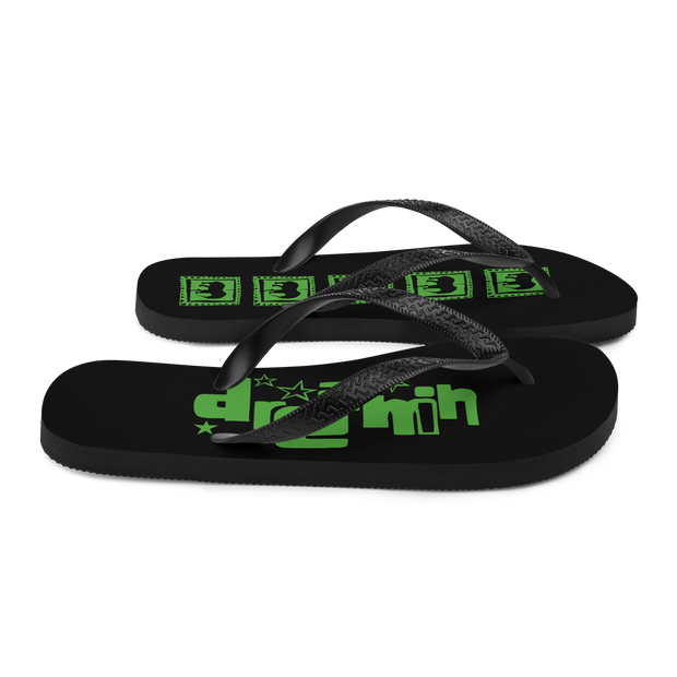 Acid Green Flip-Flops