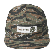 Dreamin Long Camo Five Panel Cap