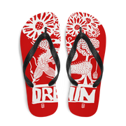 Red Demon Fight Flip-Flops