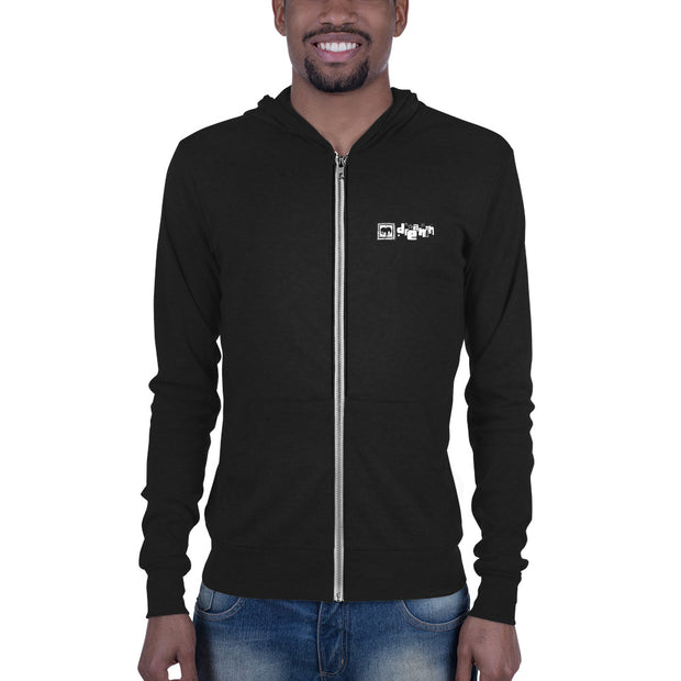 D' new logo longo Unisex zip hoodie