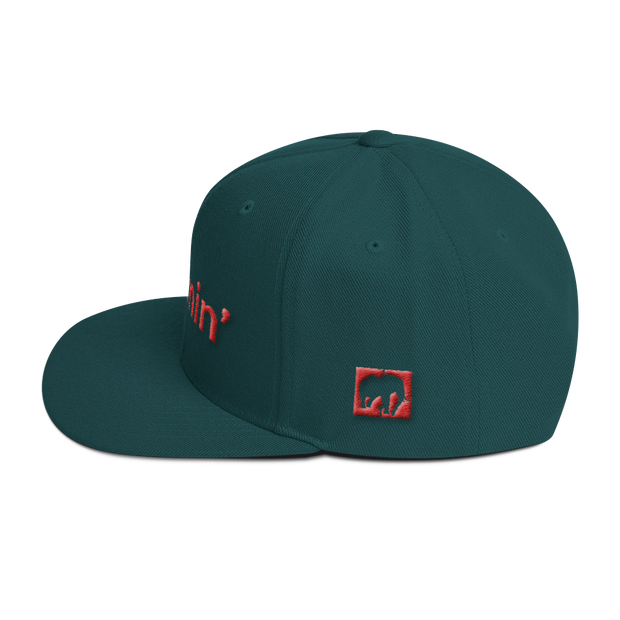 Dreamin Spruce/Red Snapback