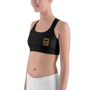 Golden Logo Gals Sports bra