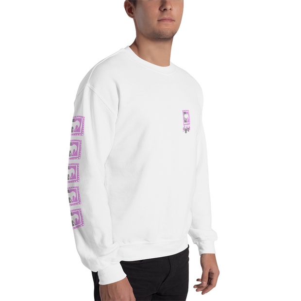 New Era Pink-Grey Sweatshirt - White