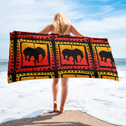 Gradient Logo Beach Towel