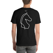 One L1ne Art " Horse" Mens T-Shirt