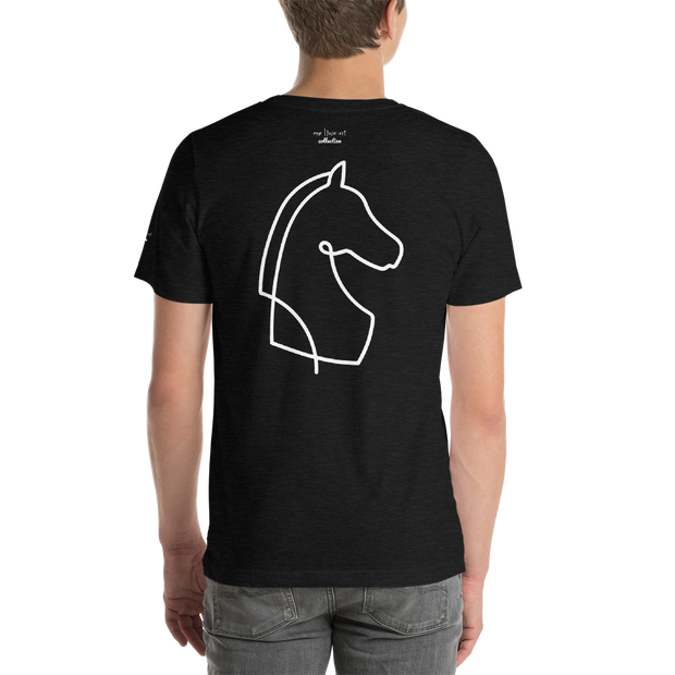 One L1ne Art " Horse" Mens T-Shirt