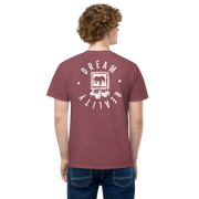 Da Badge garment-dyed pocket mens t-shirt