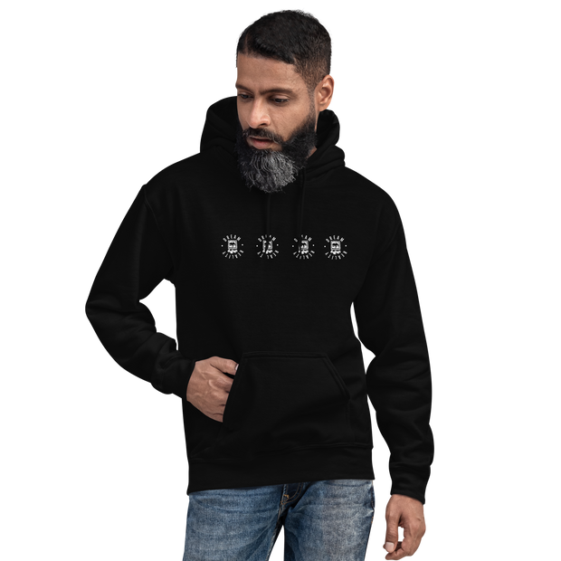 Da Badge Line  Mens Hoodie