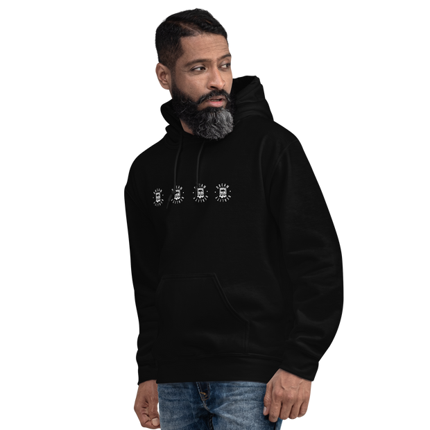 Da Badge Line  Mens Hoodie
