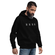 Da Badge Line  Mens Hoodie