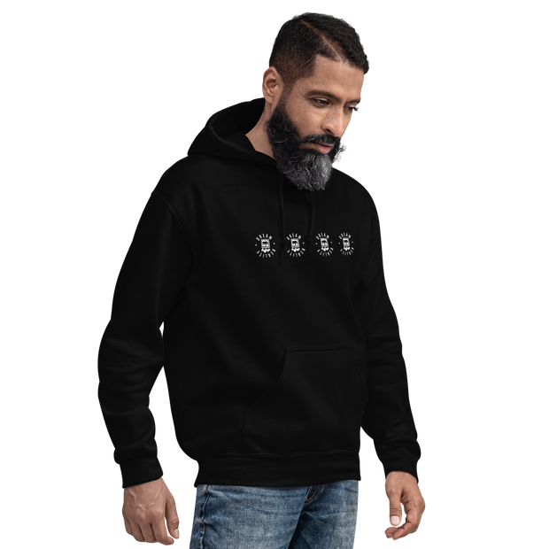 Da Badge Line  Mens Hoodie