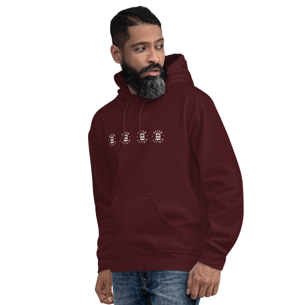Da Badge Line  Mens Hoodie