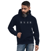 Da Badge Line  Mens Hoodie